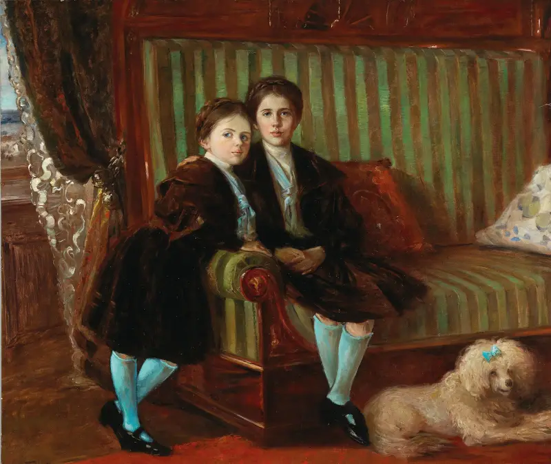 Geschwister von Wilhelm Trübner