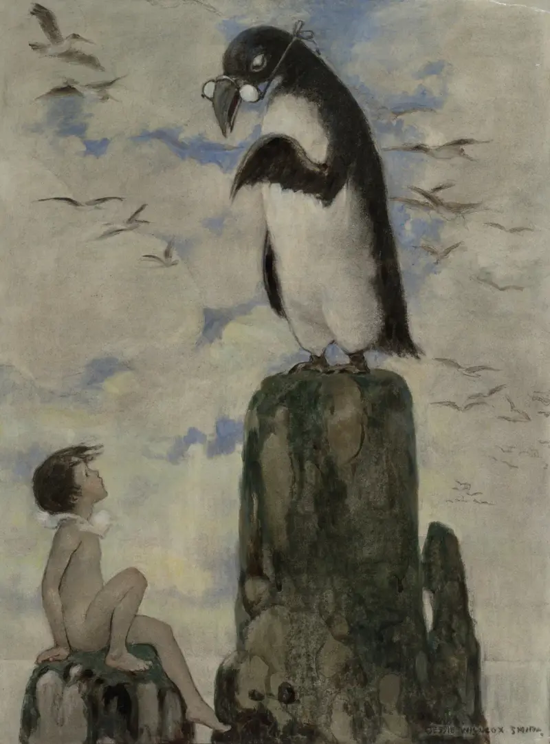 Där såg han den sista garfågeln av Jessie Willcox Smith