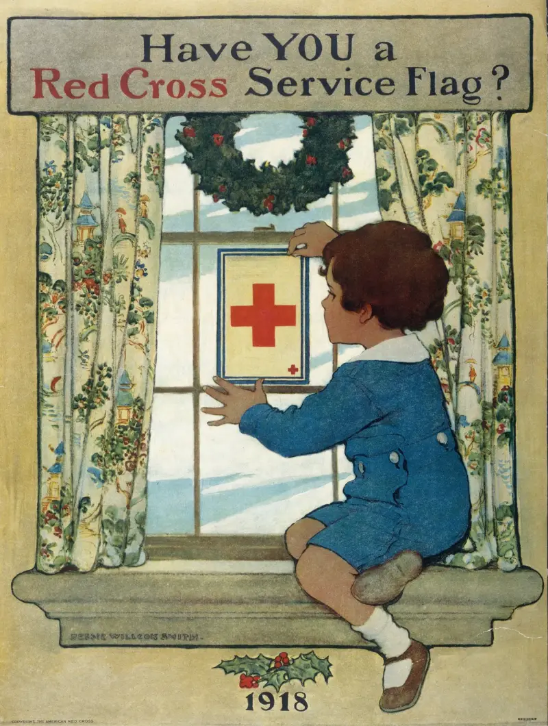 Hast du eine Flagge für den Rotkreuzdienst von Jessie Willcox Smith
