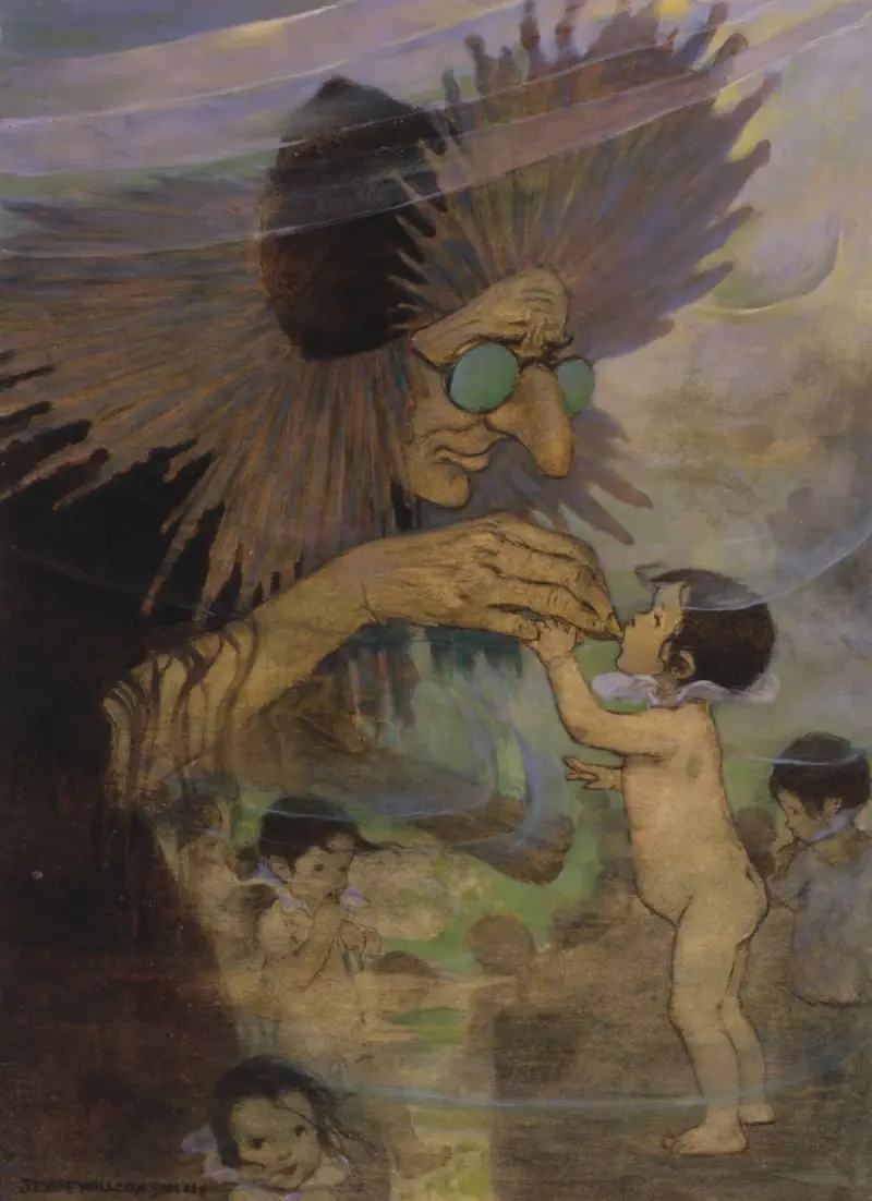 Mrs. Bedonebyasyoudid, Jessie Willcox Smith
