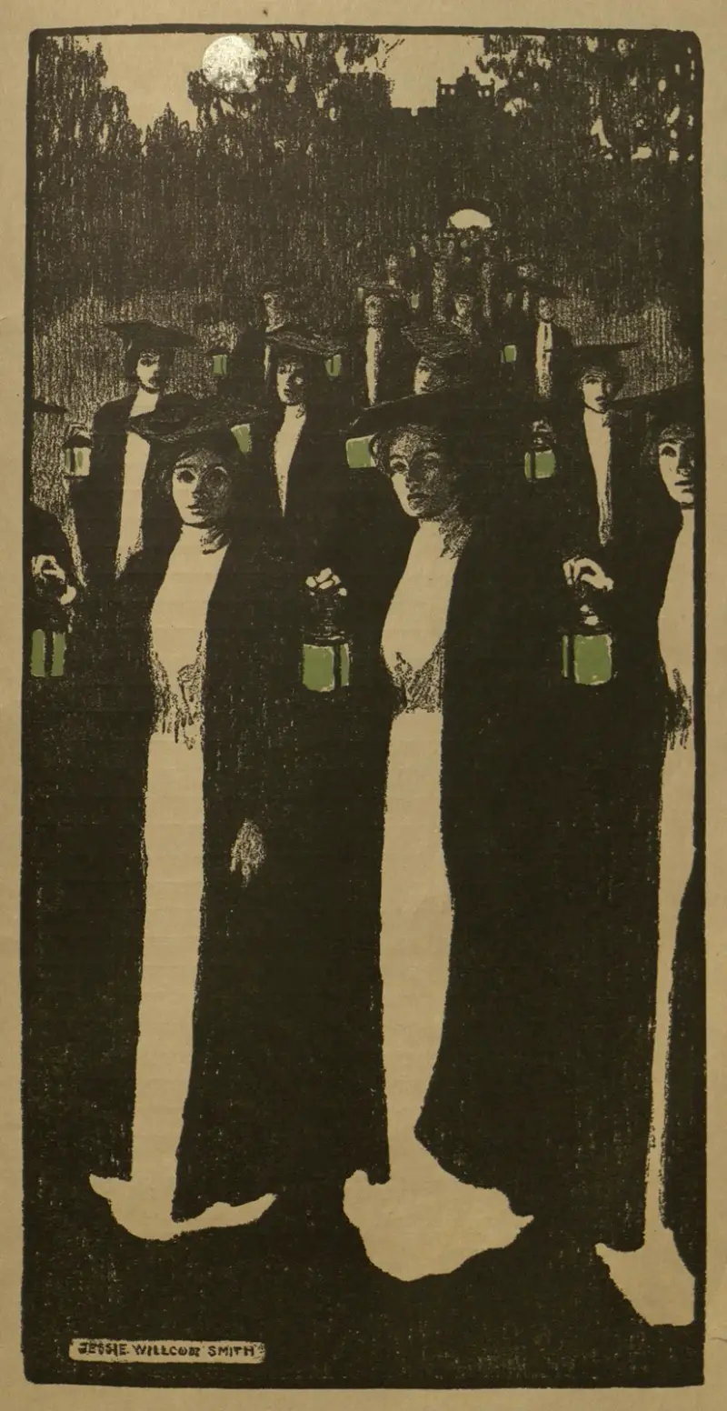 October av Jessie Willcox Smith
