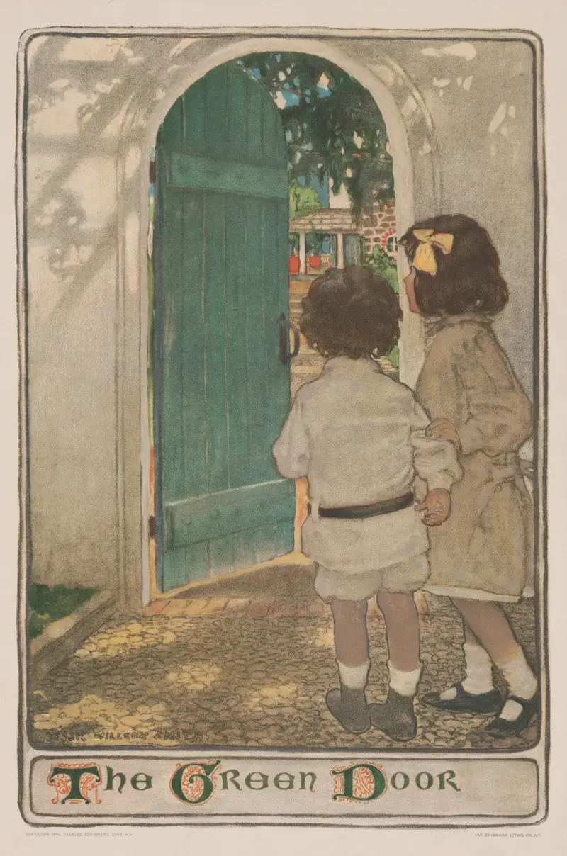 Die grüne Tür von Jessie Willcox Smith