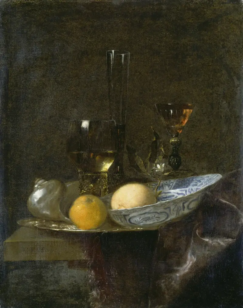 Stillleben mit Orangen von Willem Kalf