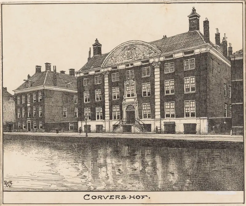 Corvershof in Amsterdam von Willem Wenckebach