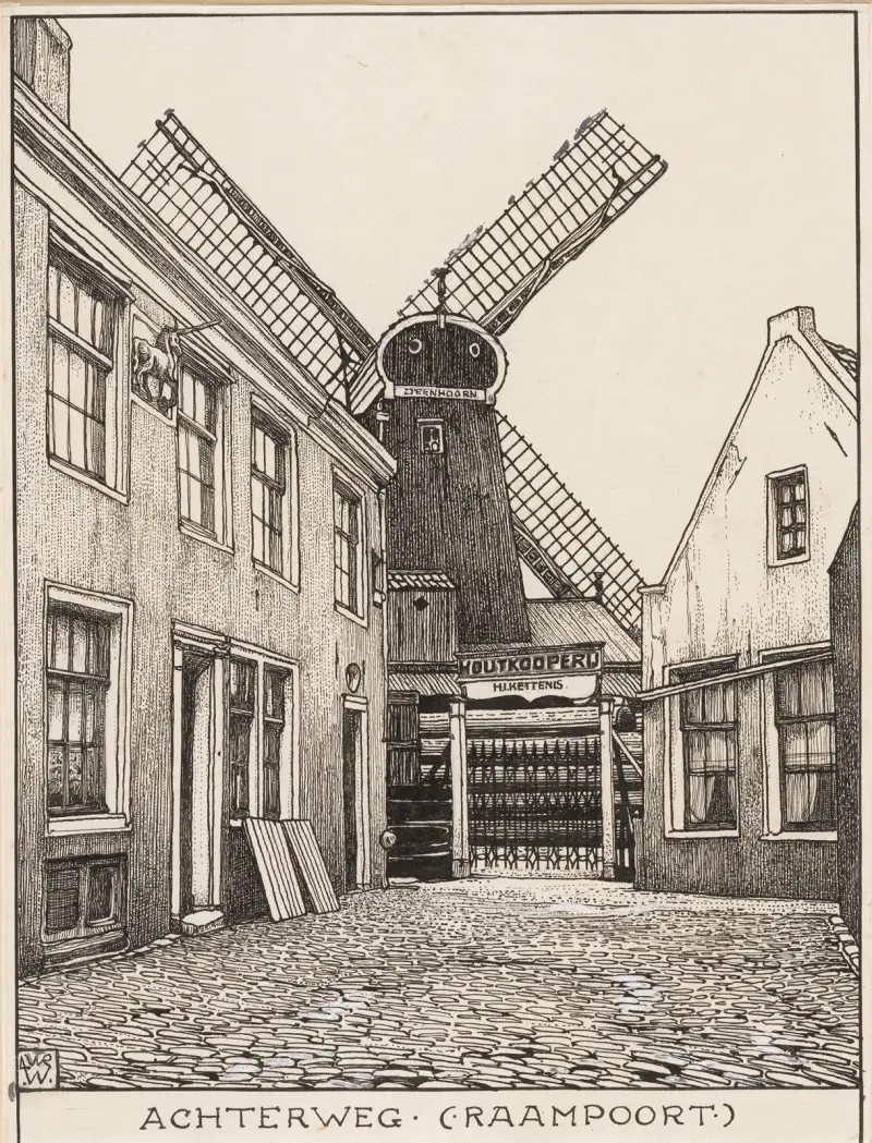 De Achterweg, Raampoort te Amsterdam von Willem Wenckebach