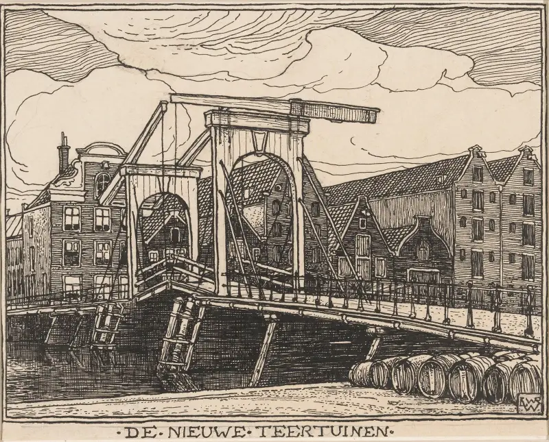 Die neuen Teerwerften in Amsterdam von Willem Wenckebach