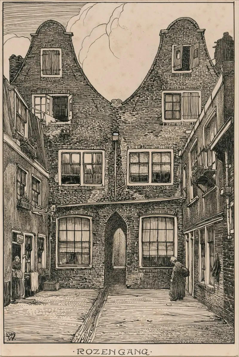 Rozengang i Amsterdam av Willem Wenckebach