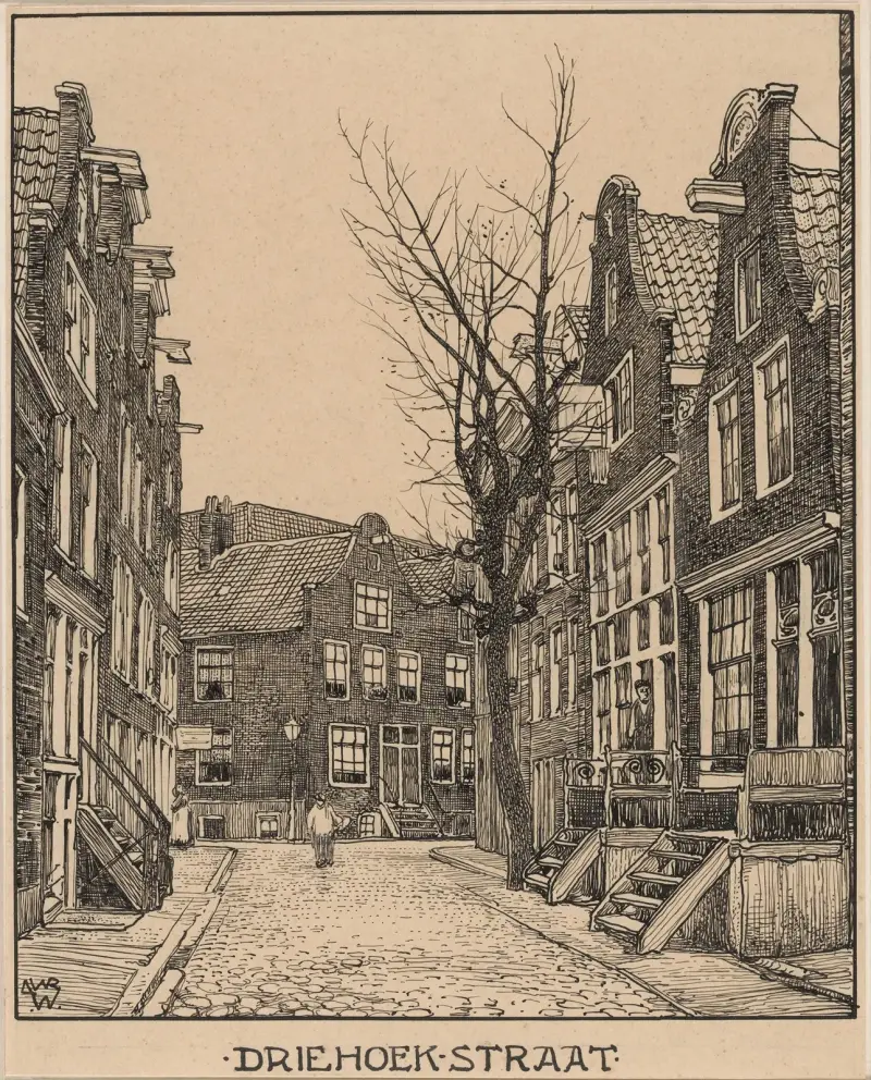 Driehoekstraat te Amsterdam av Willem Wenckebach
