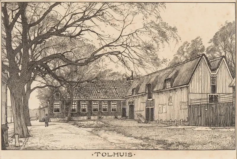 Das Zollhaus am Buiksloterweg in Amsterdam (gegenüber dem IJ) von Willem Wenckebach