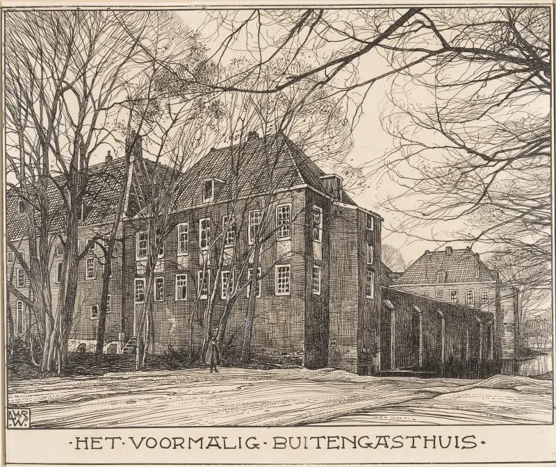 Det forna Buitengasthuis i Amsterdam av Willem Wenckebach