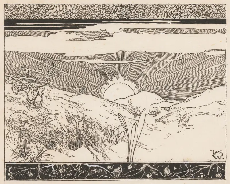 Sneeuwklokje (in or before 1893) av Willem Wenckebach
