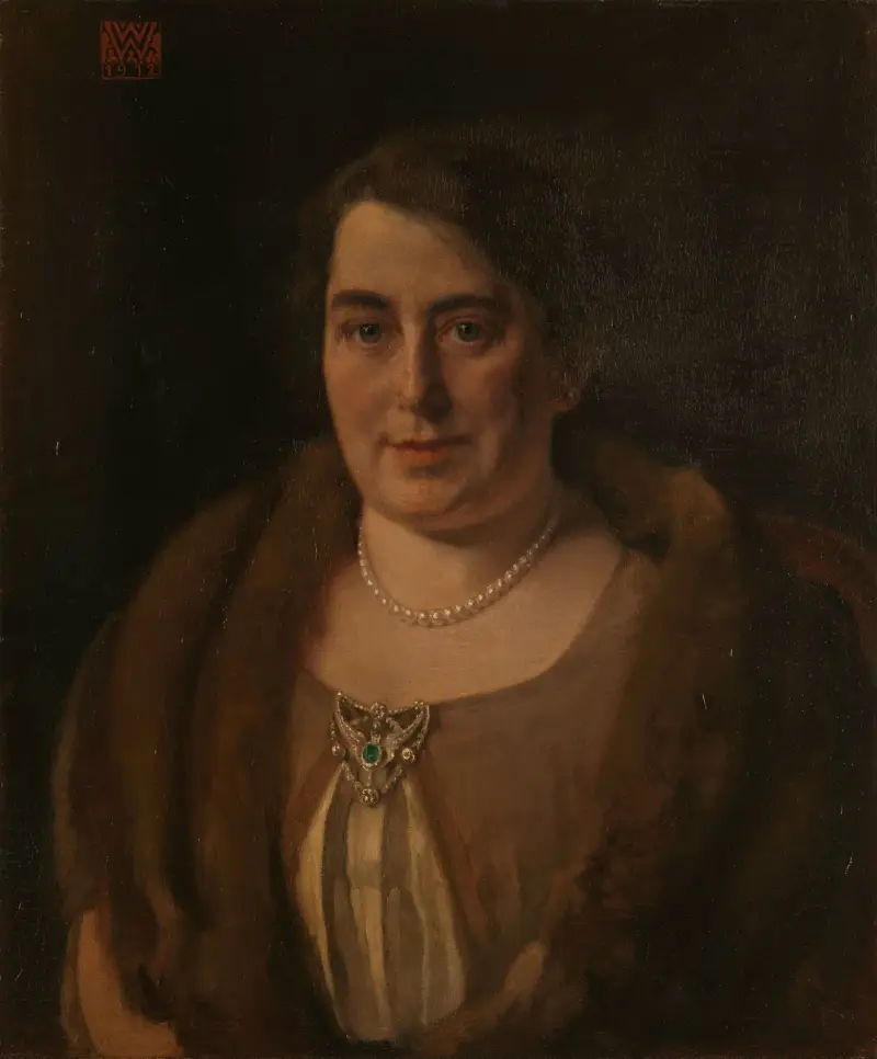Adèle van Meekren, Andries van Wezels andra hustru av Willem Witsen