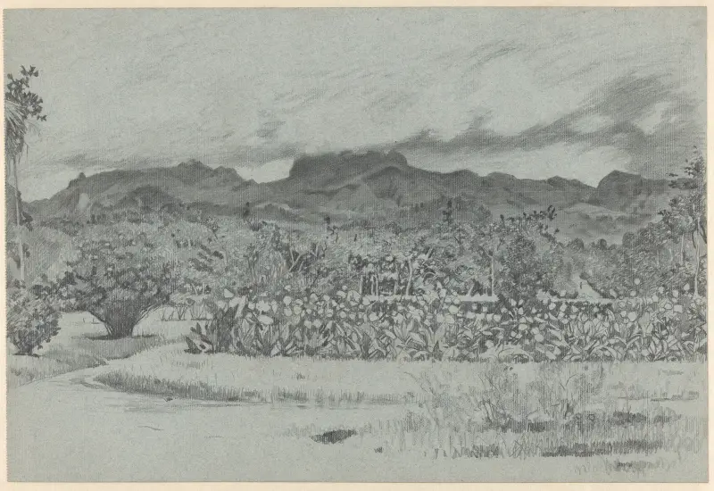 Indisch landschap av Willem Witsen