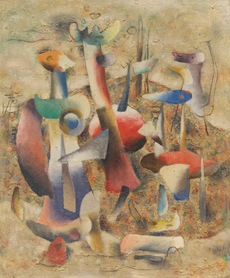 Steingarten, 1942 av Willi Baumeister