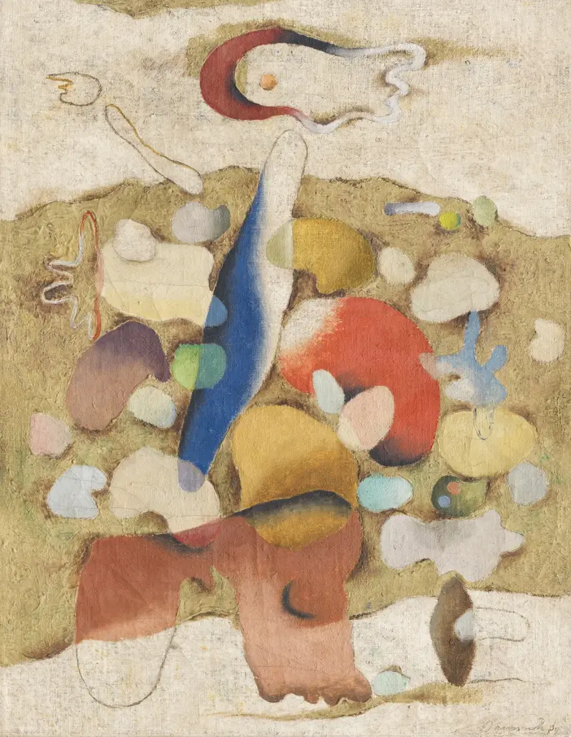 Steingarten, 1939 von Willi Baumeister