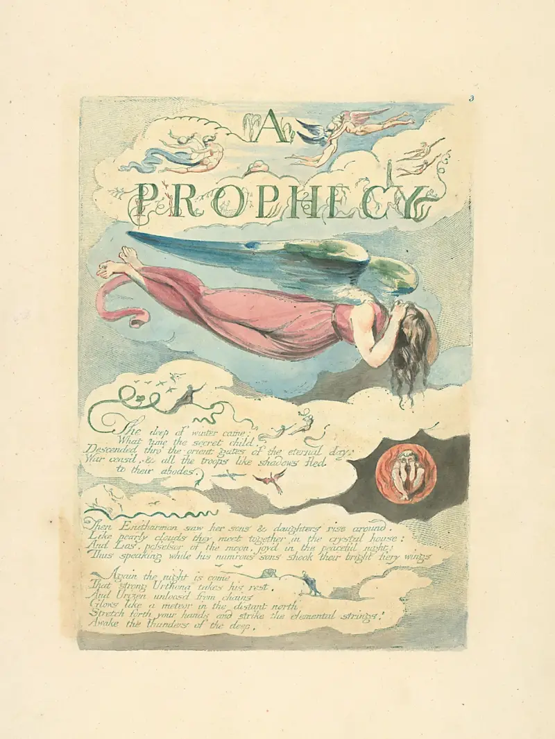 A Prophecy av William Blake