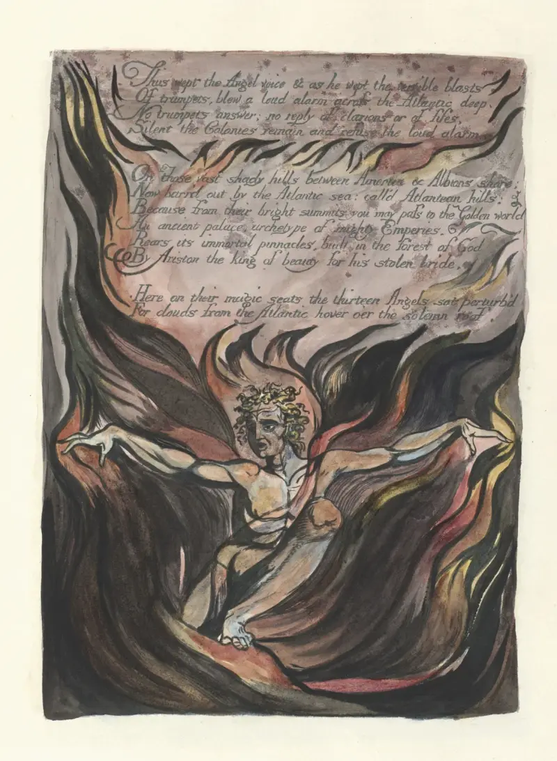 America, a Prophecy – nr 1 av William Blake