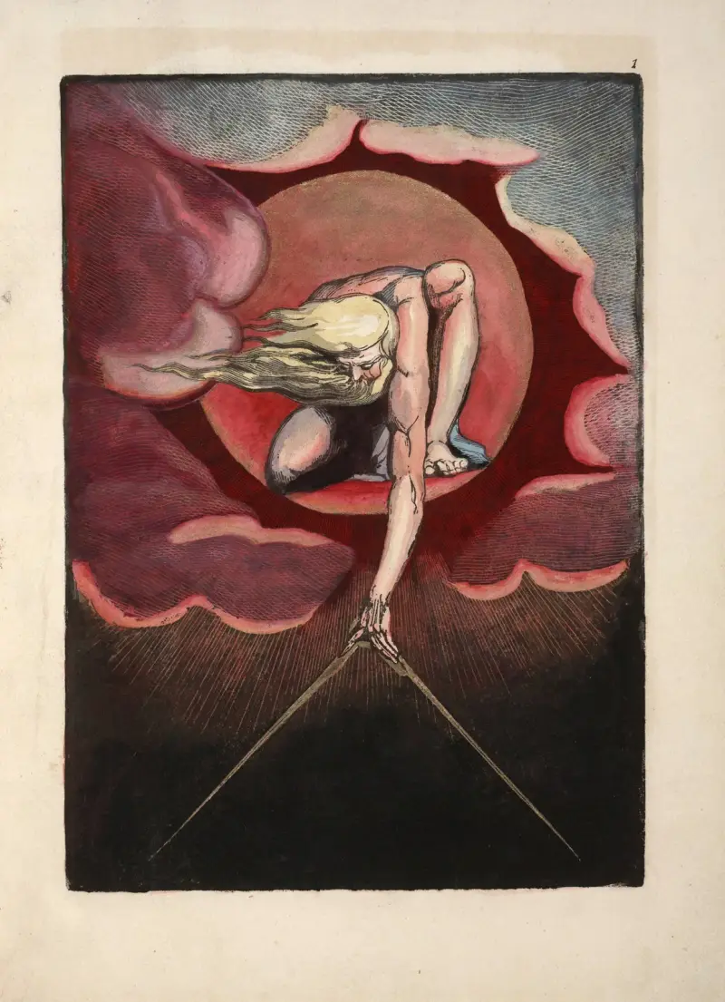 Frontispiece (The Ancient of Days) av William Blake