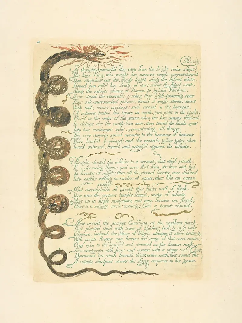 In thoughts perturb’d…., 1794 – nr 1 av William Blake