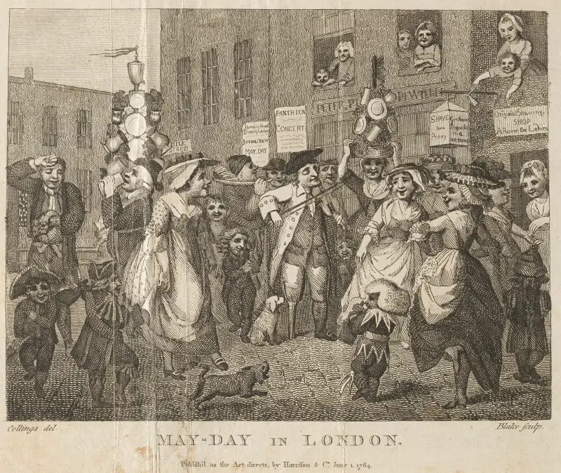 Der Erste Mai in London von William Blake