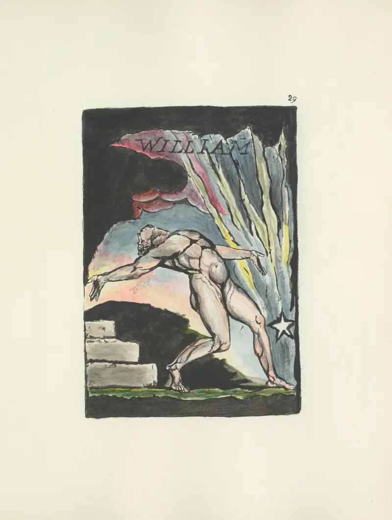 Milton: ett poem i två böcker, pl. 29 av William Blake