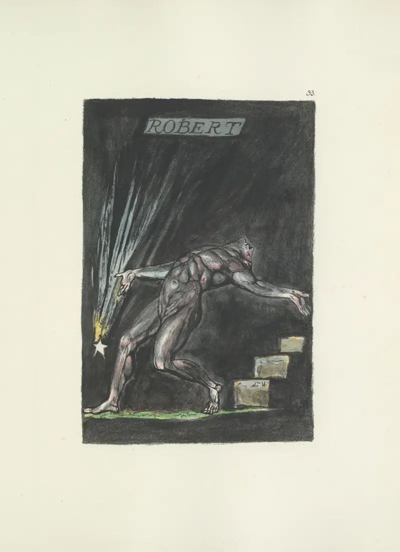Milton, en dikt i 2 böcker, plansch 33 av William Blake