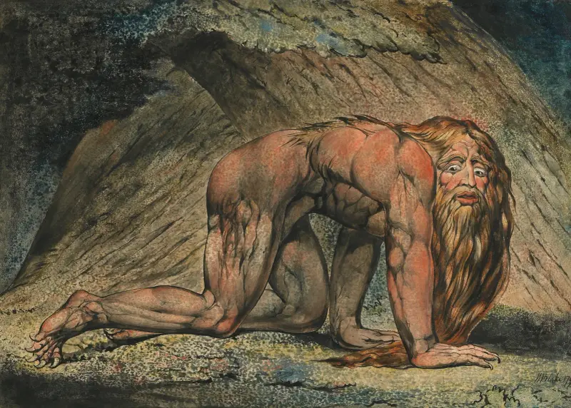 Nebukadnezar, 1795 – Nr. 2 von William Blake
