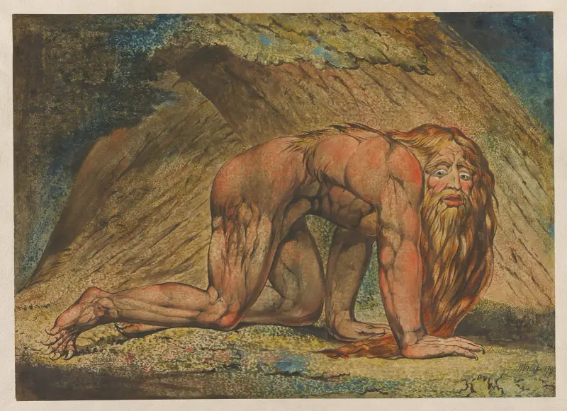Nebuchadnezzar, 1795 – nr 1 av William Blake
