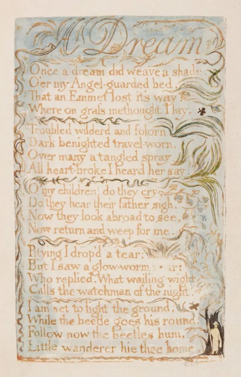 Sen. 15 – Sen o sne, William Blake