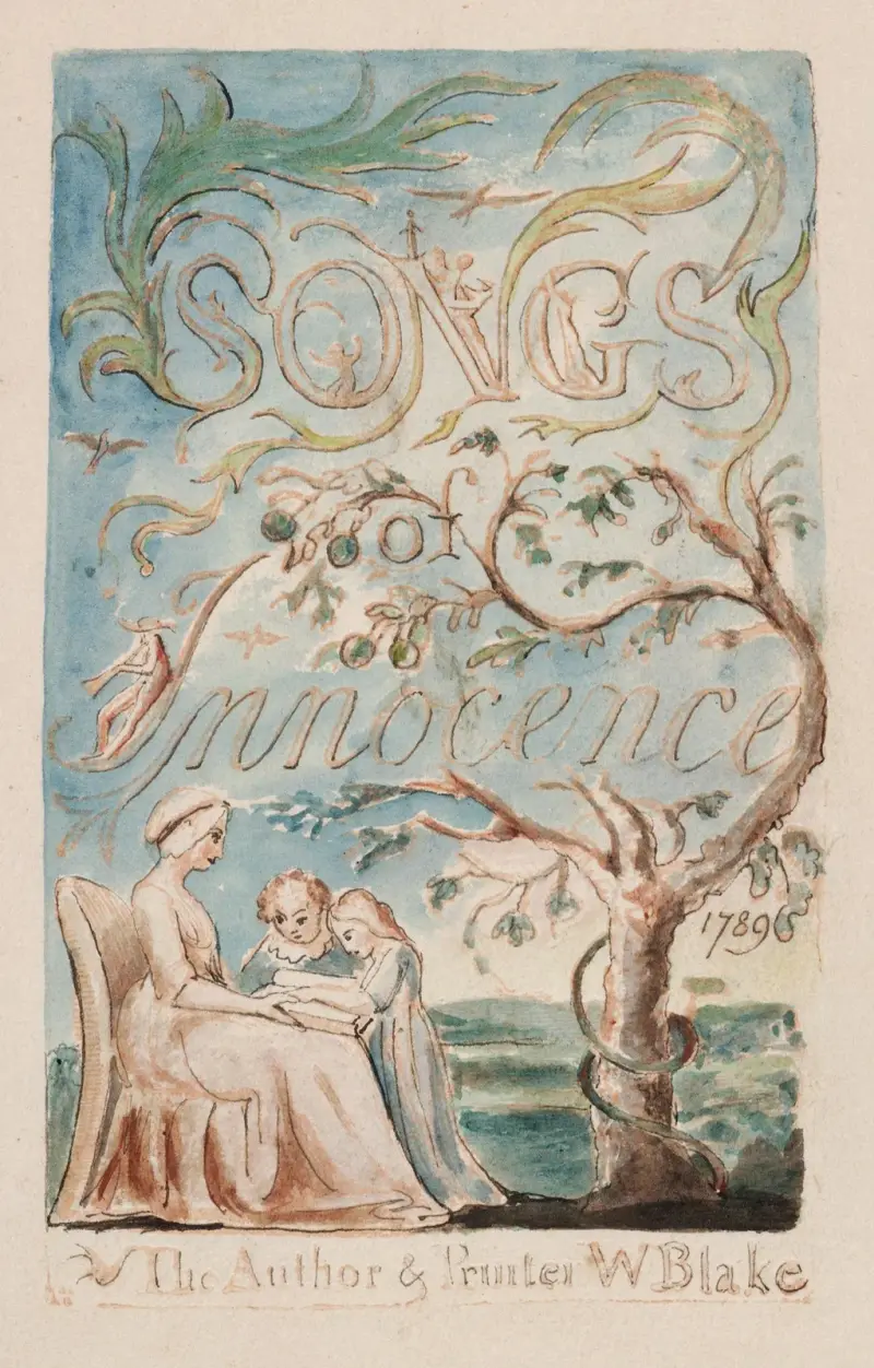 Pl. 2 – Titelseite von William Blake