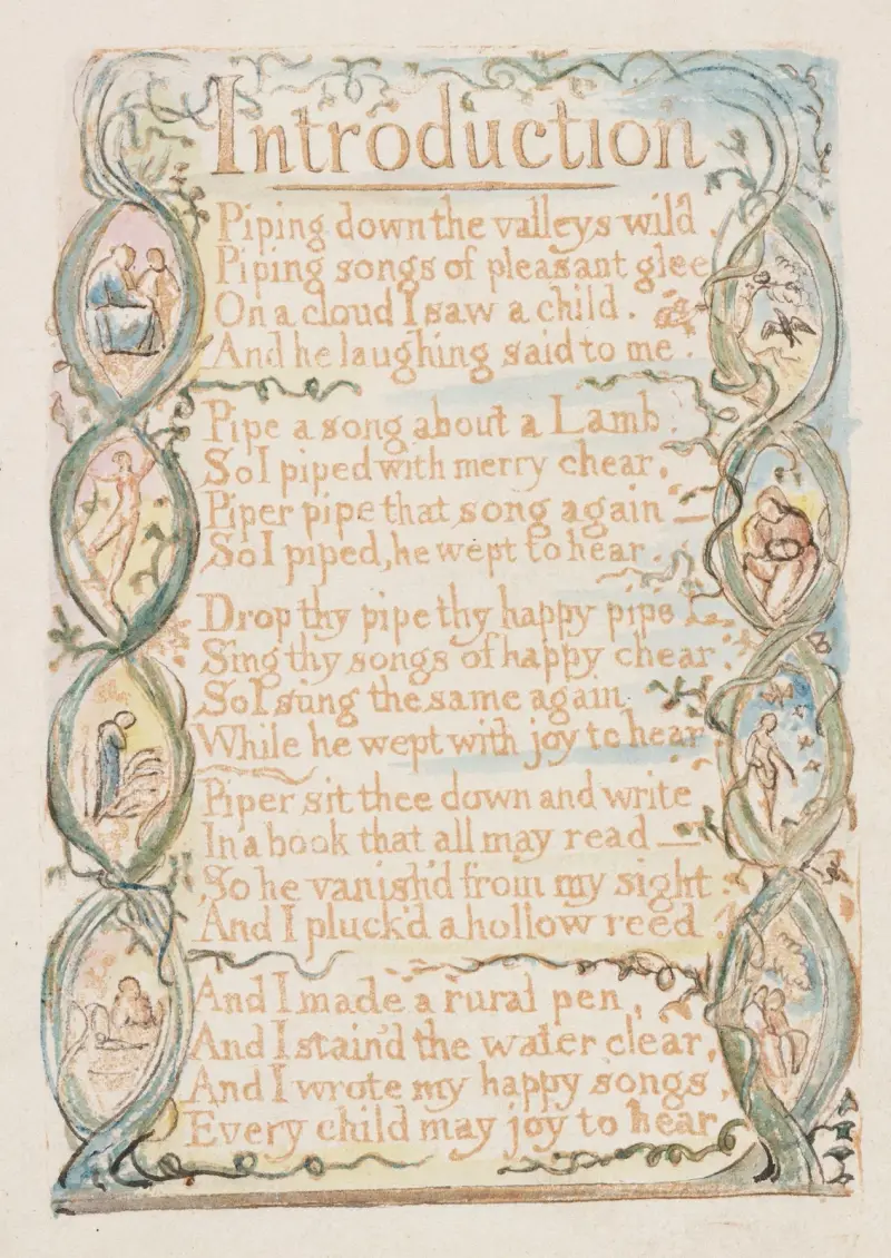 Pl. 3 – intro av William Blake