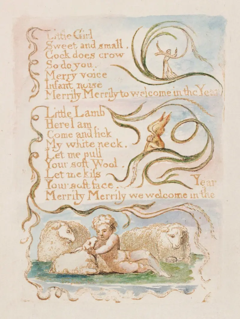 Pl. 8 – Frühling von William Blake