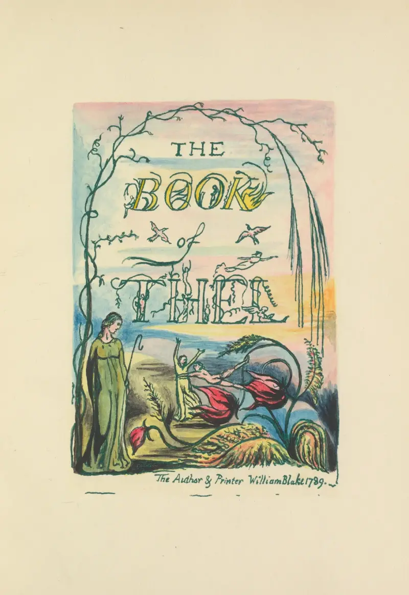 Thels bok, plansch 1 av William Blake