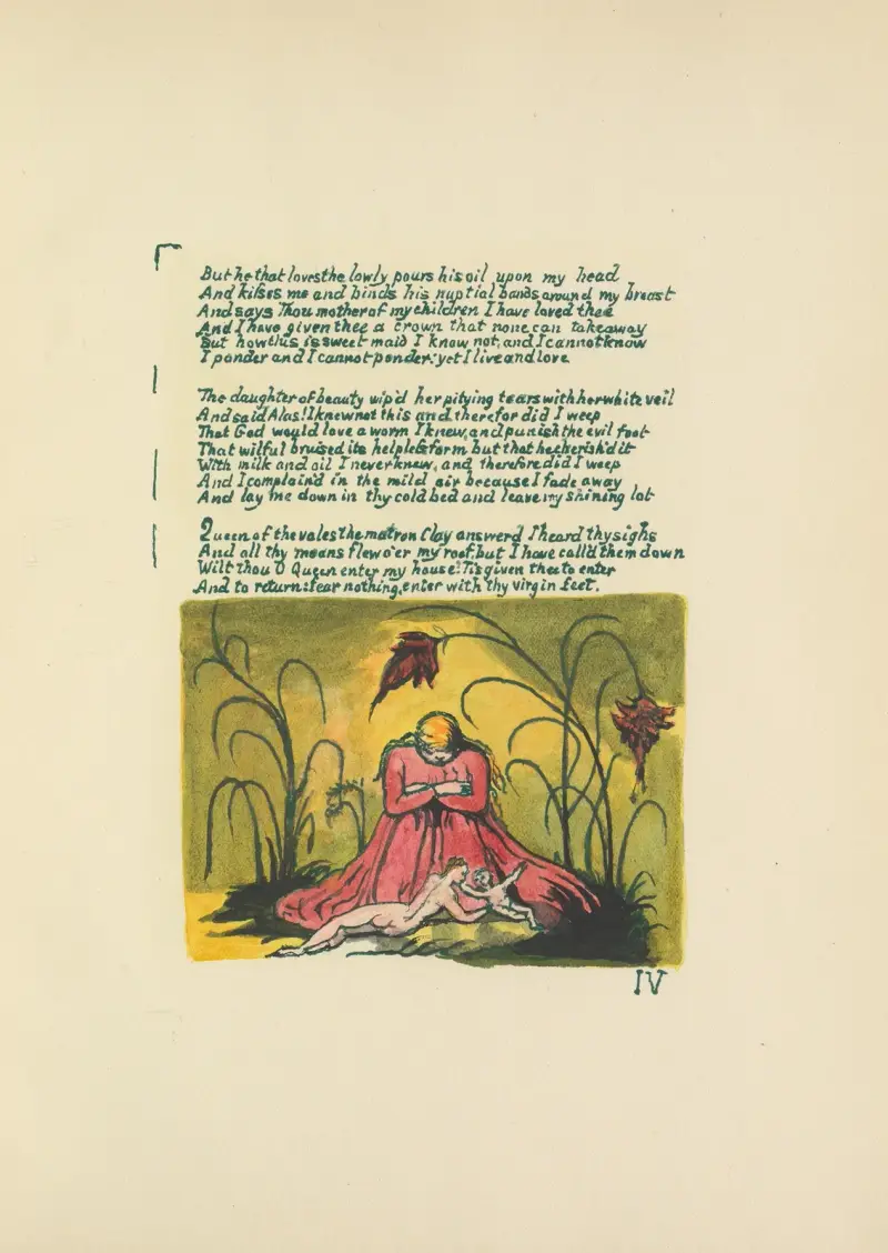 Thels bok, plansch 6 av William Blake