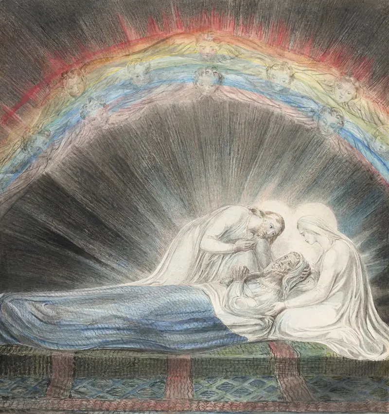 Śmierć świętego Józefa, William Blake