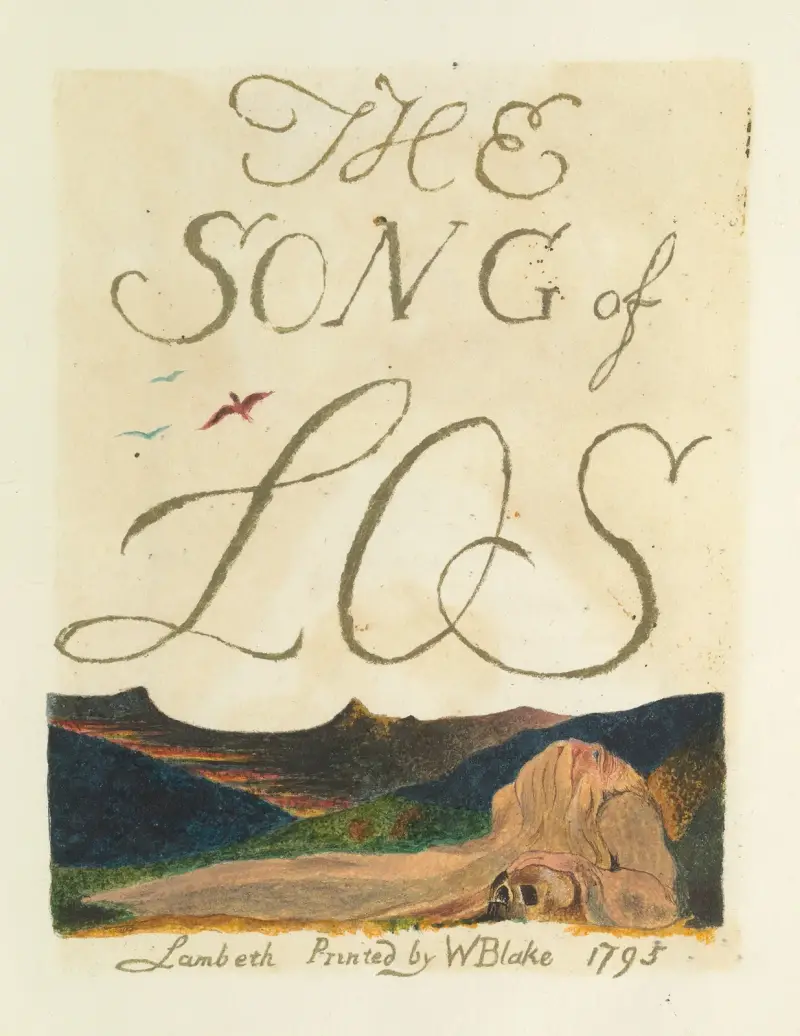 Los sång, Lambeth, plansch 2 av William Blake