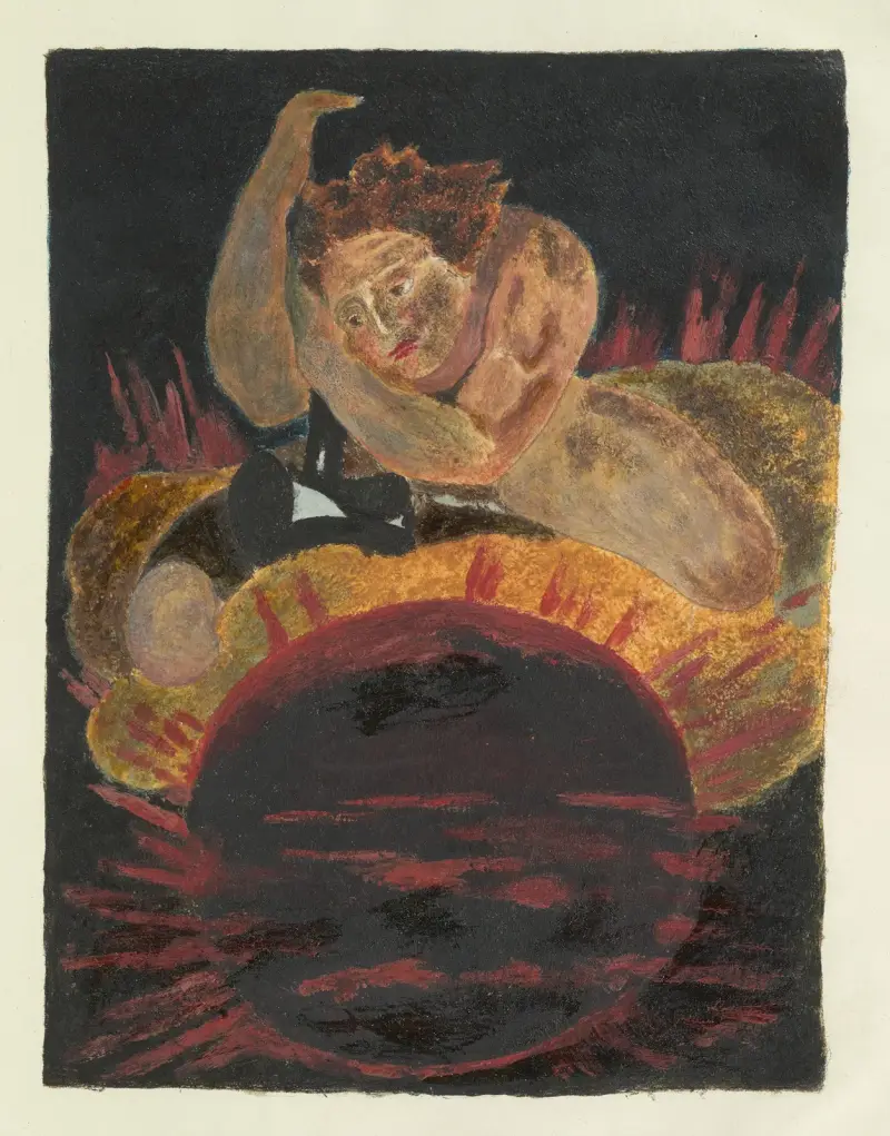 Das Lied von Los. Lambeth Pl. 8 von William Blake