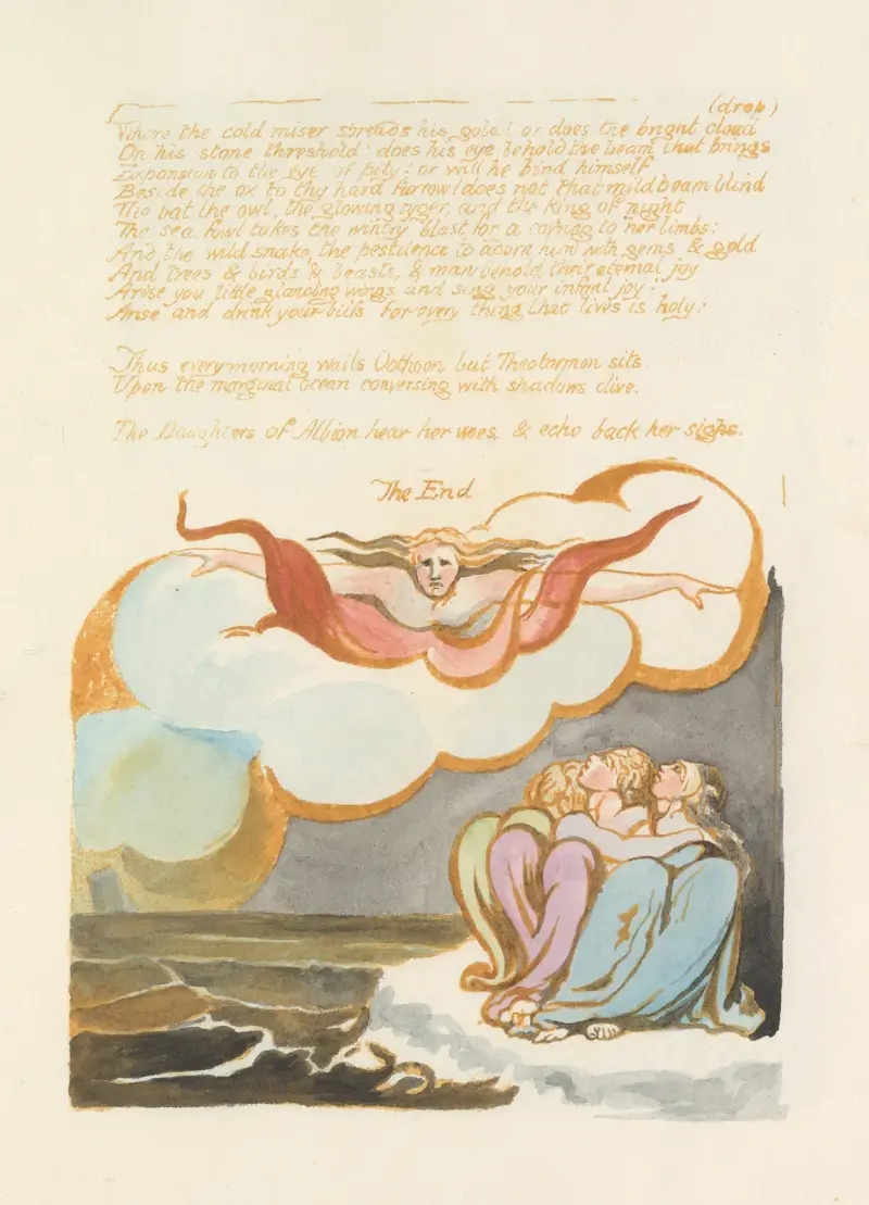 Wizje córek Albionu, pl. 10, William Blake