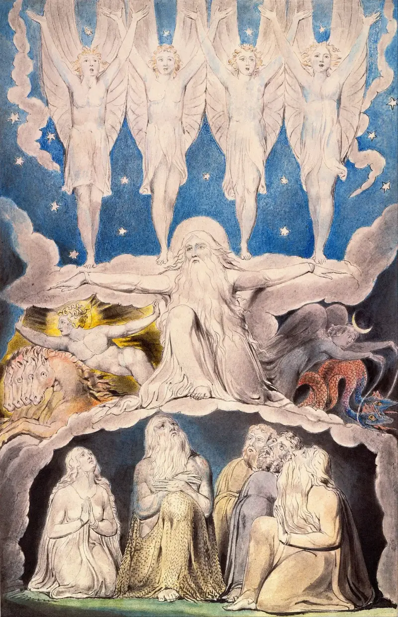 När morgonstjärnorna sjöng tillsammans av William Blake