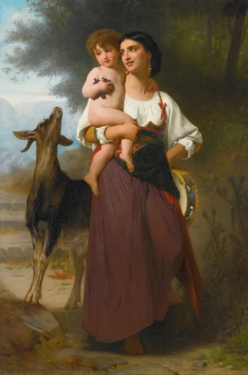 Convoitise av William Bouguereau