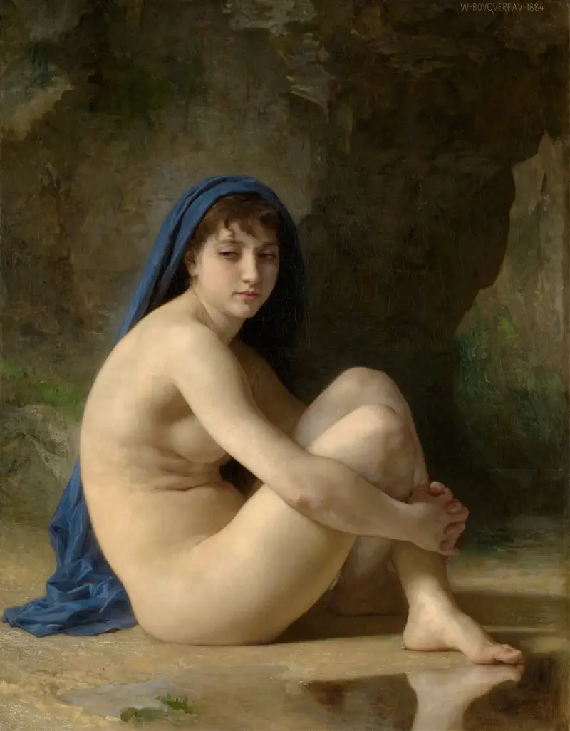 Seated Nude av William Bouguereau