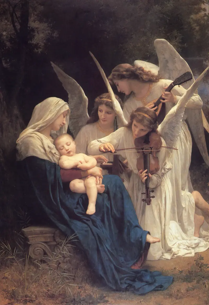 Der Gesang der Engel von William Bouguereau