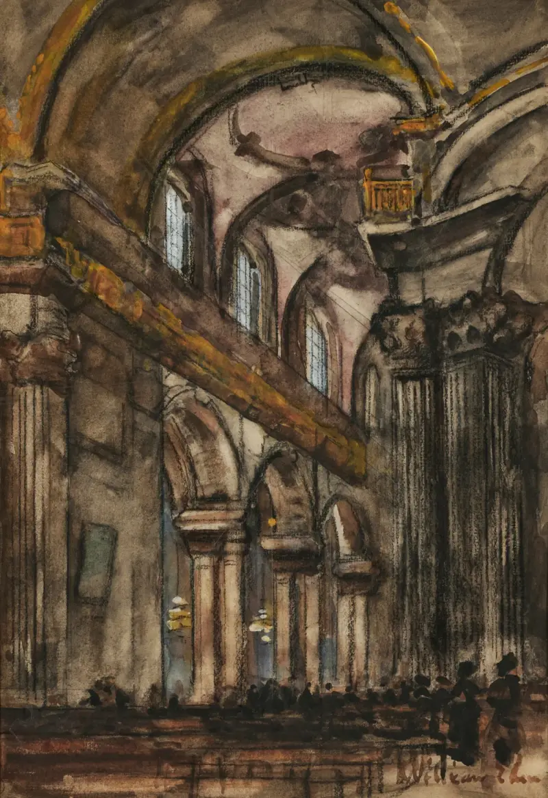 Wnętrze kościoła – nr 4, Sir William Eden