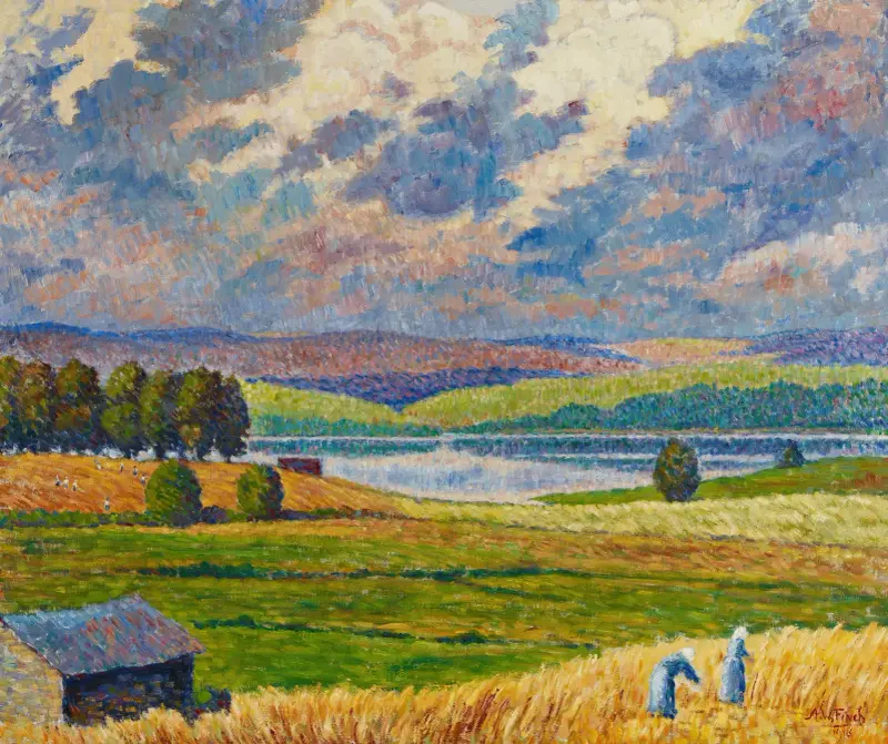 Landschaft aus Padasjoki von Alfred William Finch