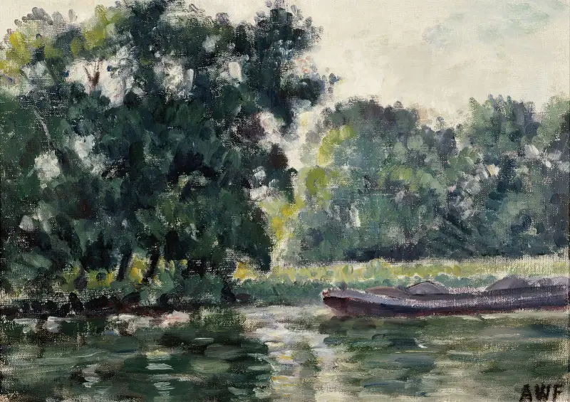 Richmond, eine Flusslandschaft von Alfred William Finch