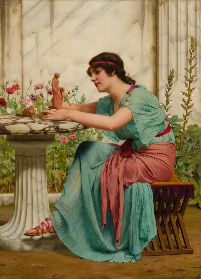 Ein Dilettant von John William Godward
