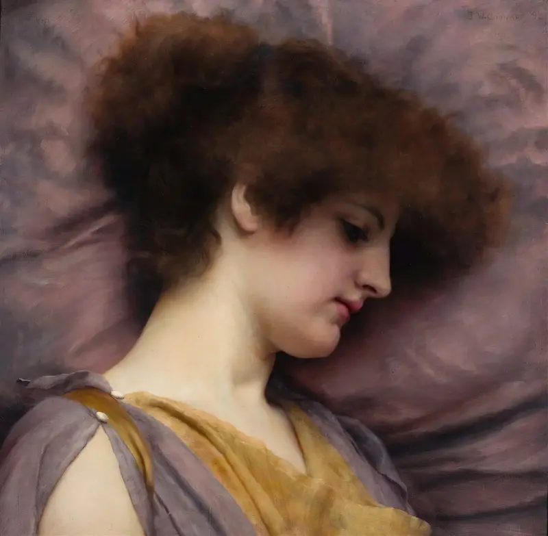 In Gedanken versunken von John William Godward