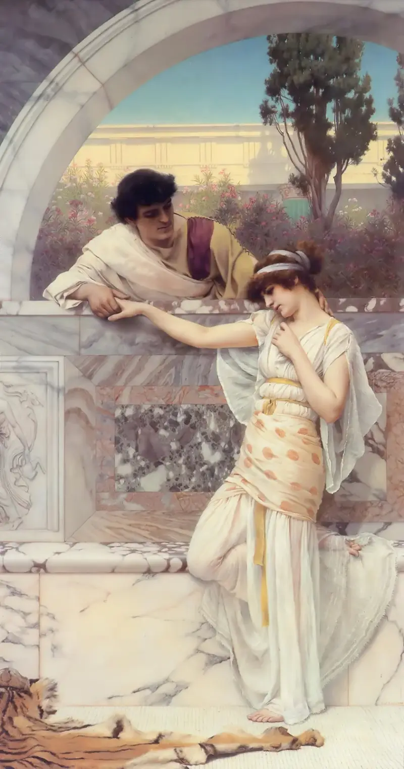 Ano nebo ne, datum, John William Godward
