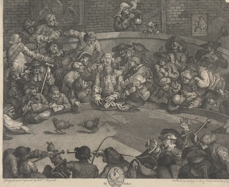 Pit Ticket av William Hogarth