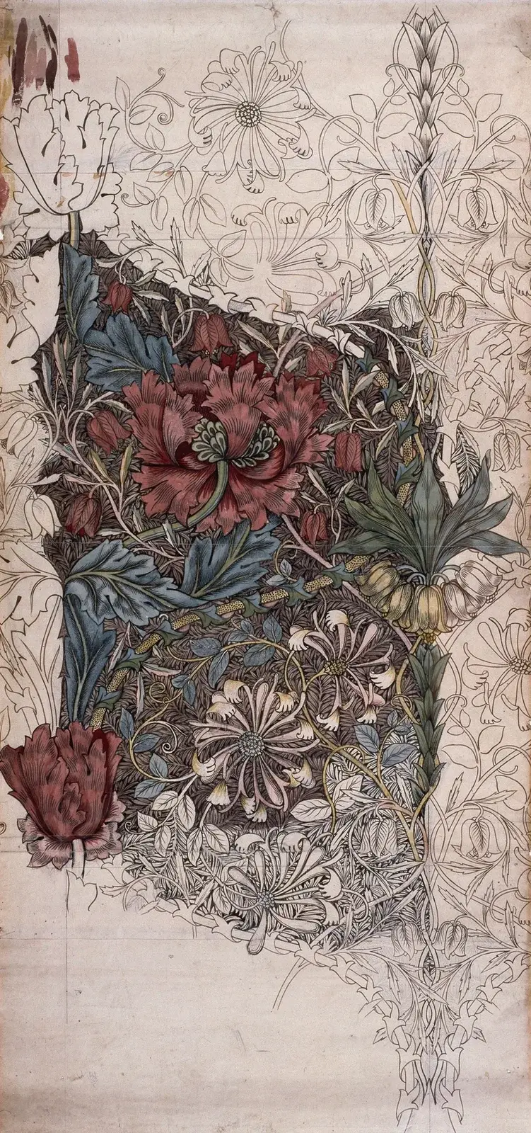 Honeysuckle von William Morris